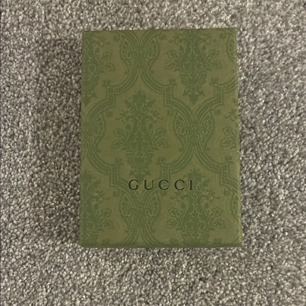 Gucci Olive Green Patterned Box